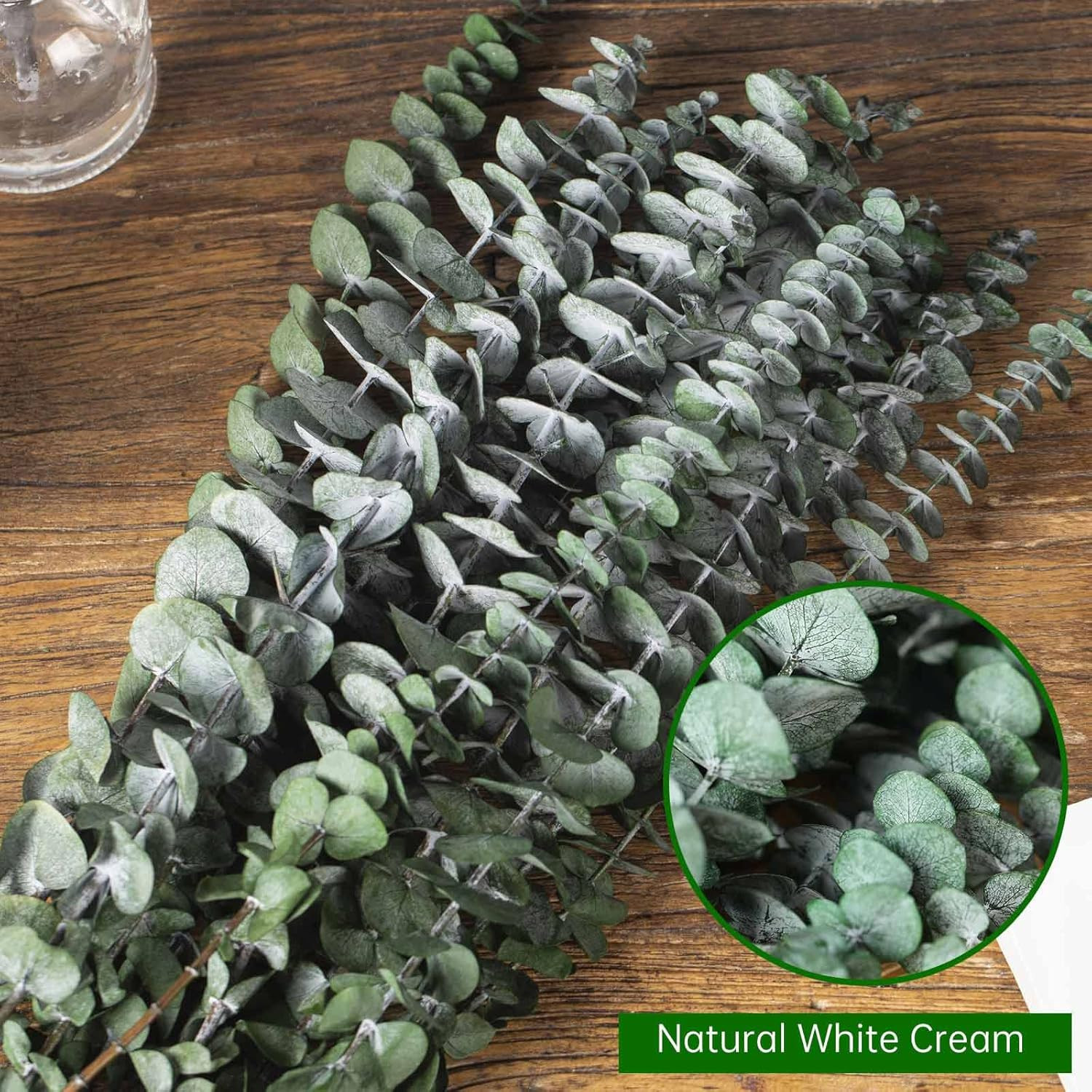 10 Pcs Dried Branches Plant Stems Eucalyptus for Shower 17'' Natural Real Easter