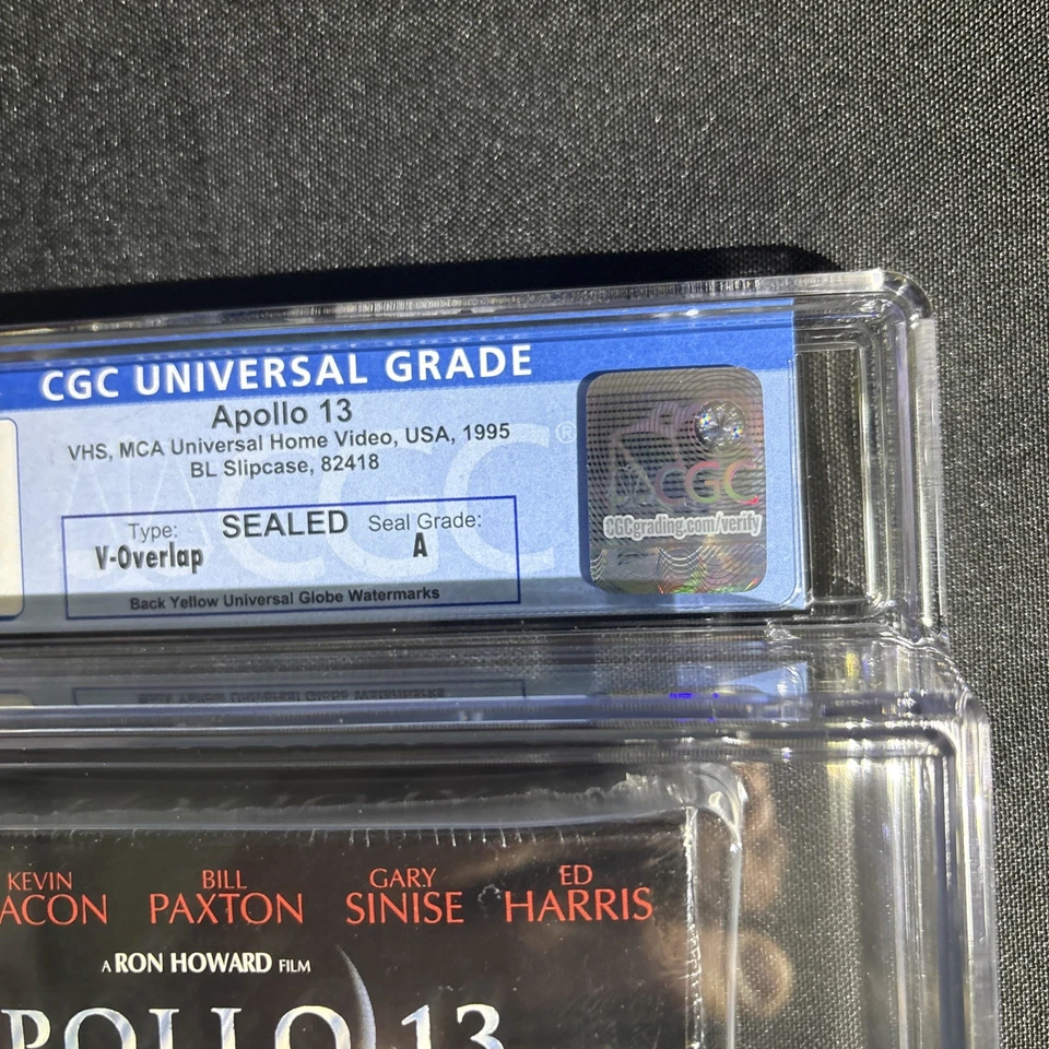 CGC 8.5 Apollo 13 VHS Sealed A Grade -  Tom Hanks, Kevin Bacon, Etc. - Image 4 of 4