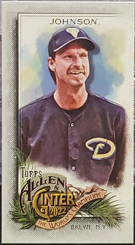 Randy Johnson 2022 Topps Allen & Ginter Mini A & G Back Baseball Card #78