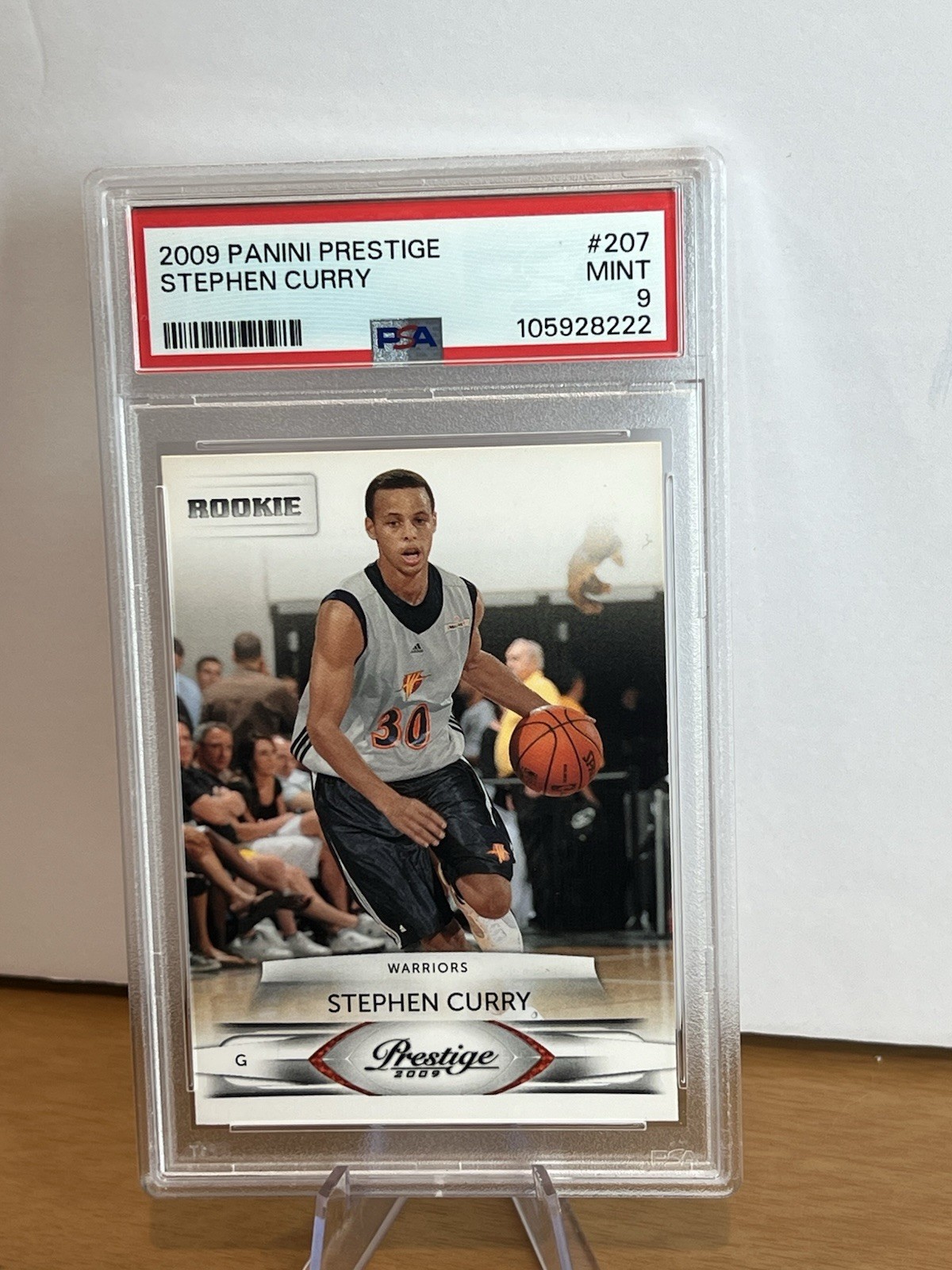2009 Panini Prestige Stephen Curry Rookie #207 PSA 9