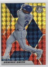 2021 Panini Mosaic Choice Fusion Red & Yellow Prizm /64 Dominic Smith #42 0i1b