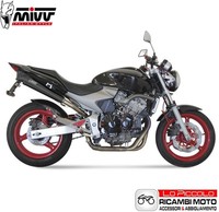Auspuffendrohr Mivv X-CONE Schwarz Honda Hornet 600 2003 2004