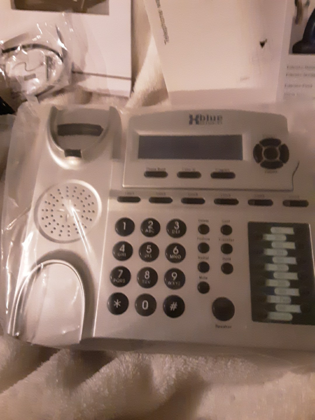 Xblue Networks Six Line Digital Speakerphone Phone EKT-Titanium Metallic 1670-86