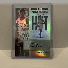 Panini 2019-20 NBA Hoops Premium Stock Terence Davis Prizm Auto Rookie HS-TDV