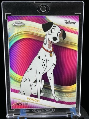 2025 Topps Chrome Disney Pongo Pink Refractor /250 #101 101