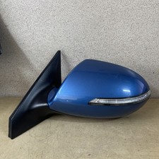 KIA SPORTAGE 2010-2015 WING MIRROR  PASSENGER LEFT SIDE BLUE COLOR E13027477