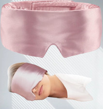 Silk Sleep Mask for Women  Man, Mulberry Silk Eye, Adjustable Band and Soft Pre