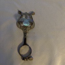Vintage Lyre Shape Steel Marching Band Sheet Music Holder Clip Zottola Products
