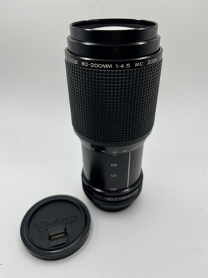 CANON / VIVITAR 80-200mm f4.5 ZOOM LENS with CAPS 