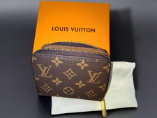 EGA Louis Vuitton Monogram Zippy Zip Around Wallet Coin Purse Brown