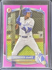 2025 1st Bowman #BP-123 Jhonayker Ugarte Prospects Pink #/175