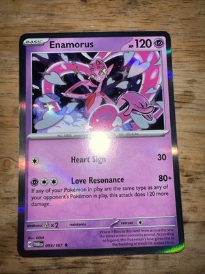 Enamorus 093/167 Holo Pokemon Card 