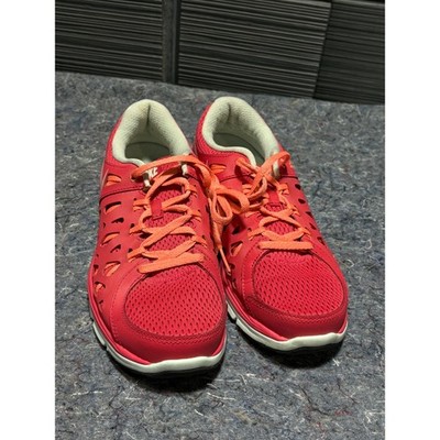 Nike Dual Fusion TR 2 Running Shoes Womens Size 8 Red Sneakers