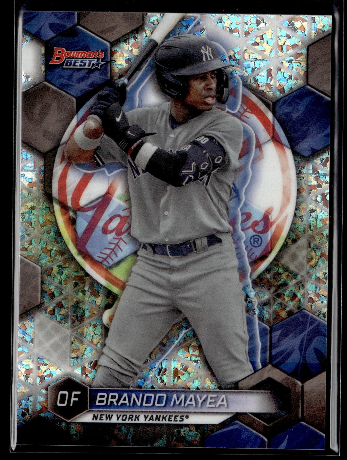 2023 Bowman's Best Brando Mayea Top Prospect Mini-Diamond Refractor RC #/299