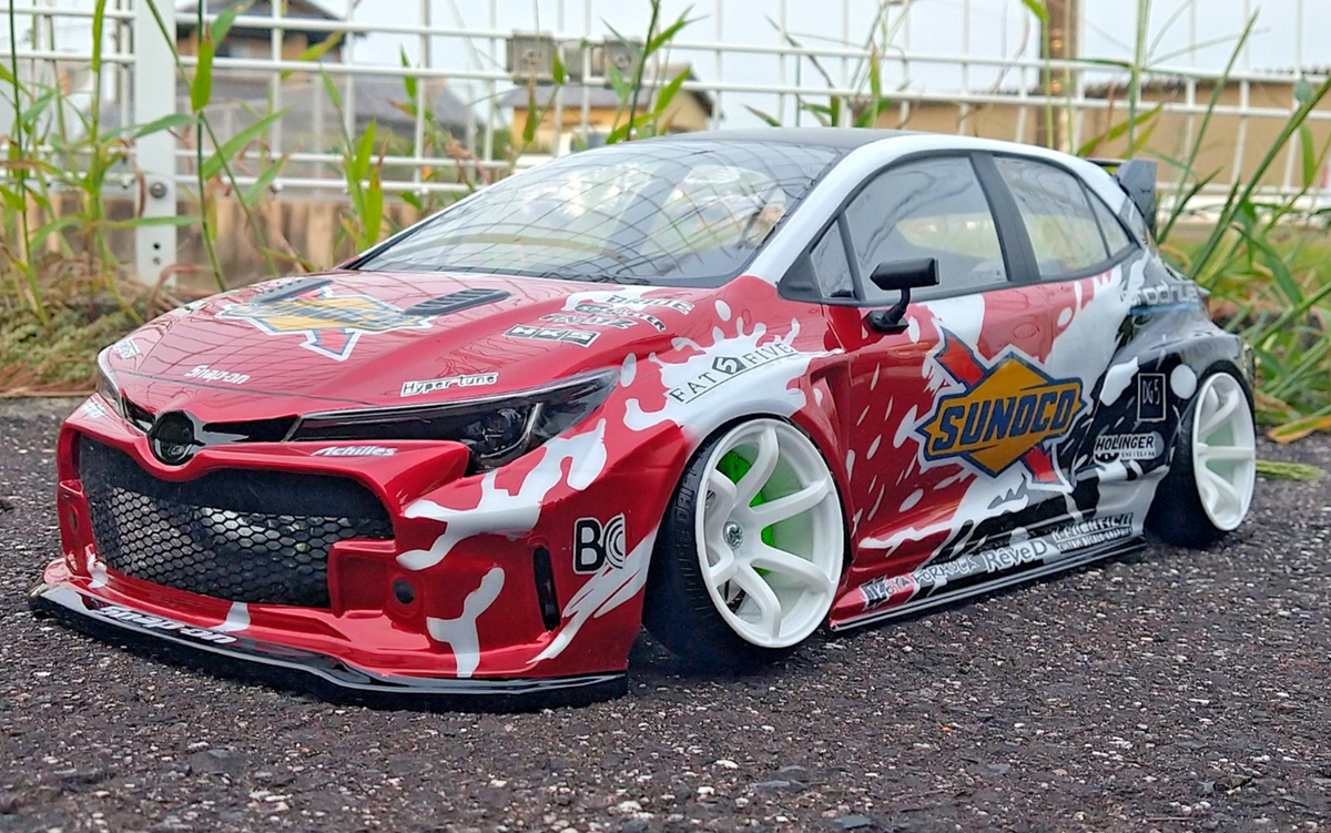 Reve D 1/10 RC Car BODY TOYOTA COROLLA GR Cusco Body -CLEAR- #DB