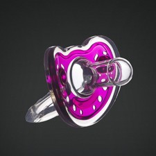 New Purple Joovy Silinoogie 2-pack Pacifiers No BPA/PVC Size Small 0M 