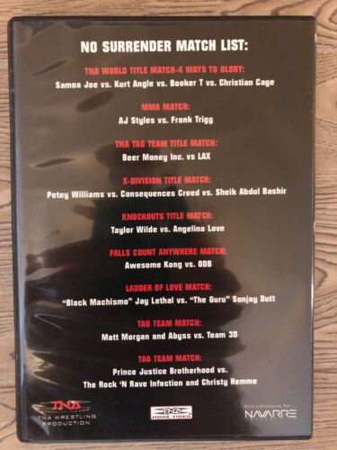 🔥🔥🔥 Set of three TNA wrestling PPV DVDs Sting Angle Nash Foley - Picture 4 of 4
