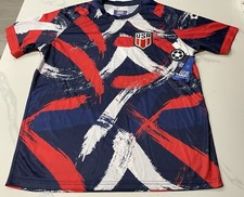 Team USA Soccer / Football Men s Jersey Shirts Large Retails For 70