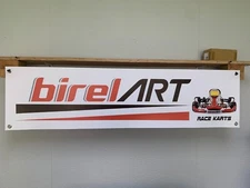 Birel ART Kart Banner Workshop Garage Wall Display Go Kart Racing motorsport