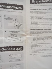 Sega 32X Console System Instruction Manual Vintage 1994