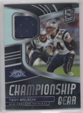 2021 Panini Spectra Championship Gear #12 Tedy Bruschi Jersey /99 - NM-MT