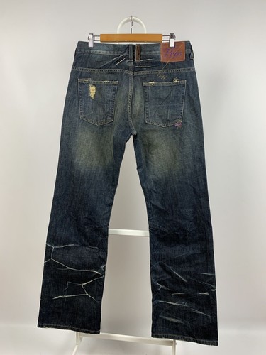 Men's NWT Prps Distressed Painted Japanese Denim Jeans Pants Size 32x32 - Picture 2 of 21