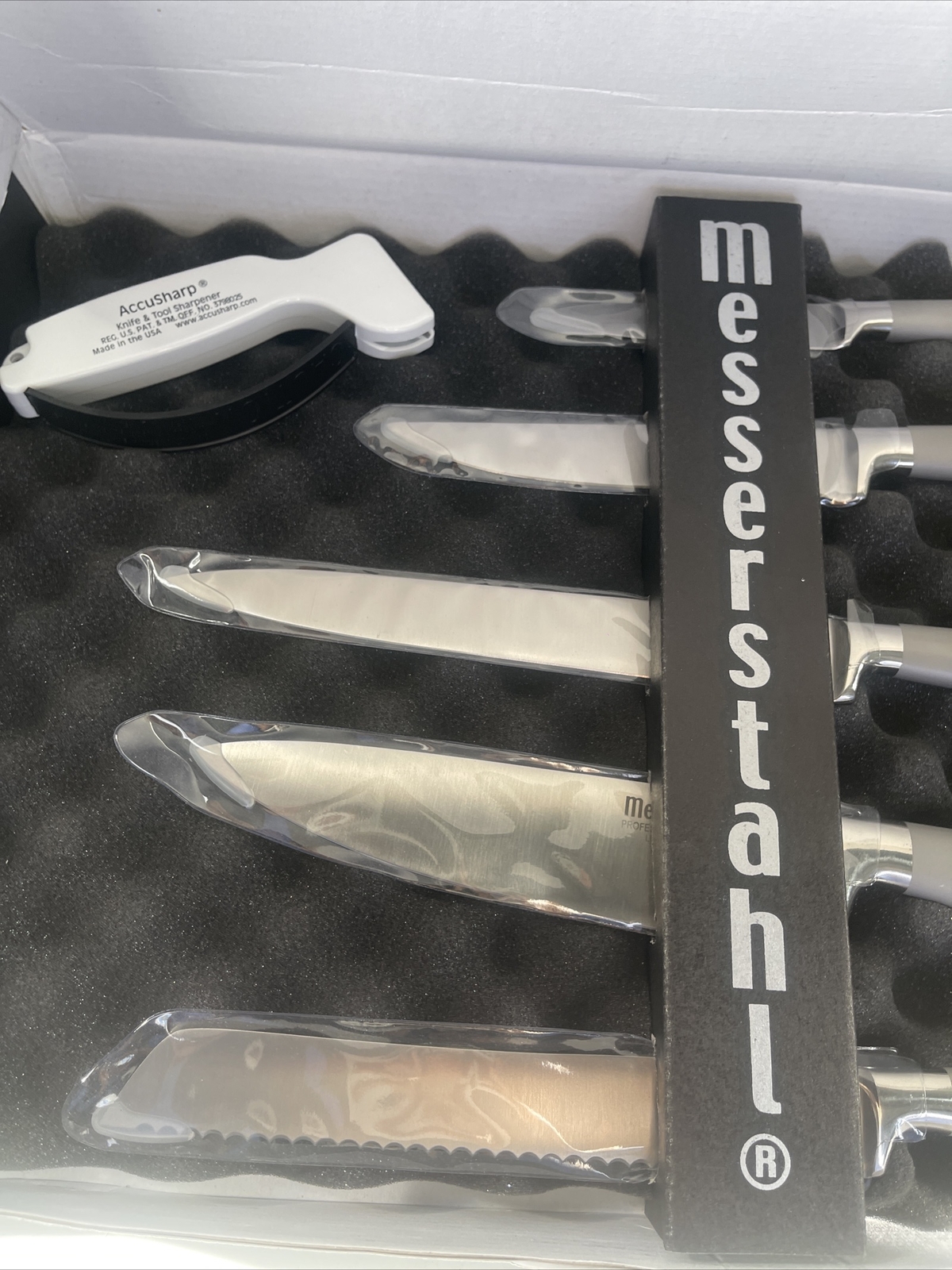 New Messerstahl 5 Piece Knife Set eBay
