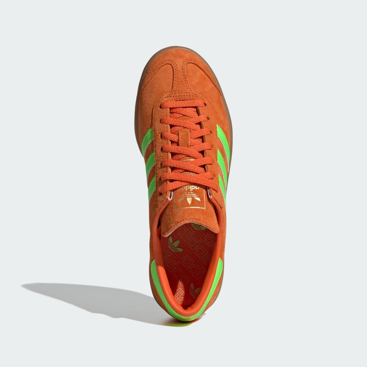 Adidas Hamburg Shoes Original Sneakers Orange/Solar Green/Gum