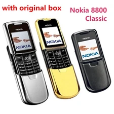 Original Nokia 8800 Mobile Phone 2G GSM Tri-band Unlocked Classic 3 Colors New
