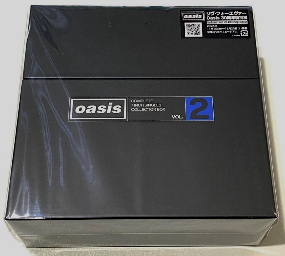洋楽 oasis Complete 7inch Singles Colle Vol.2 Oasis Complete 7inch Single Collection BOX Vol.2 Clear Blue Color