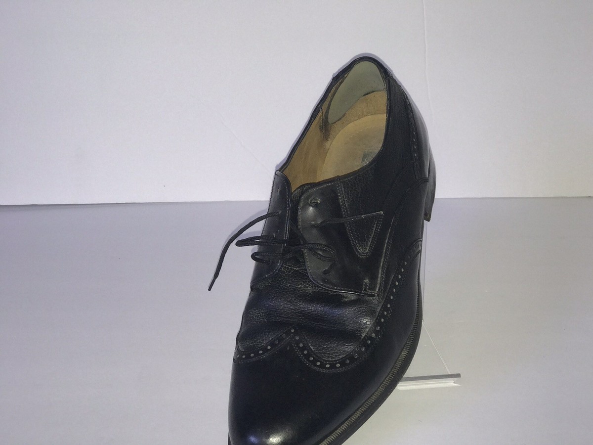 Bostonian Florentine Mens Black Learher Wingtip Oxford Dress  display picture 3