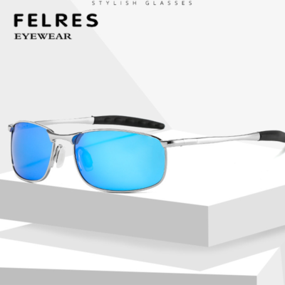 Polarized UV Protection Sunglasses for Women Metal Frame Driving Retro Lightweight UV400 Protection Oversized Polarized  main image 4