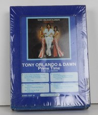 New NOS Tony Orlando  Dawn Vintage 8 Track Tape Cartridge Prime Time 1974