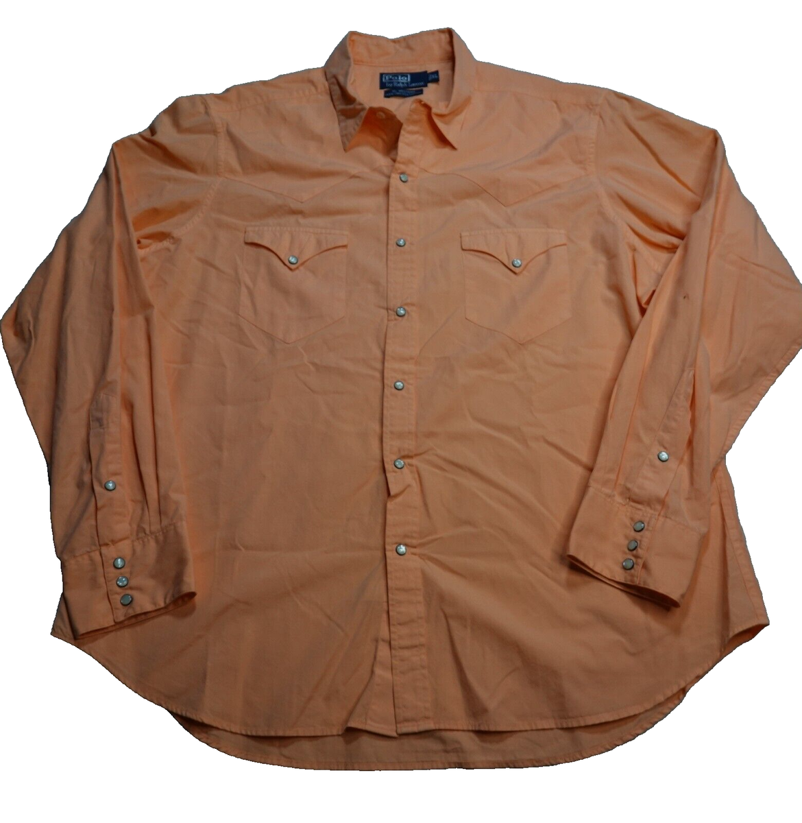 Ralph Lauren western shirt ポロ　リネン Cotton-Linen Denim Western Shirt