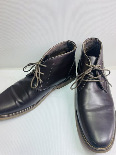 Peter Morrissey men’s lace up ankle dress boots Shoes Size 10 in VG+ condition. - Picture 3 of 12
