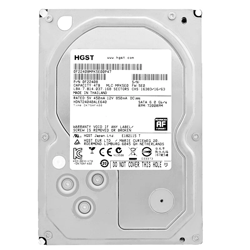 HGST 4 TB SATA III Internal Hard Disk Drives for sale | eBay