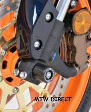 R&G FORK PROTECTORS PAIR BLACK HONDA CBR600 RR 2012-2015