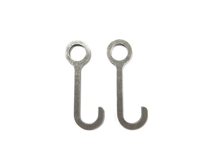 AR500 6'' Target Hanger Hook 3/4'' SCH40 Pipe 1'' Tube Round Bar Set Of 2