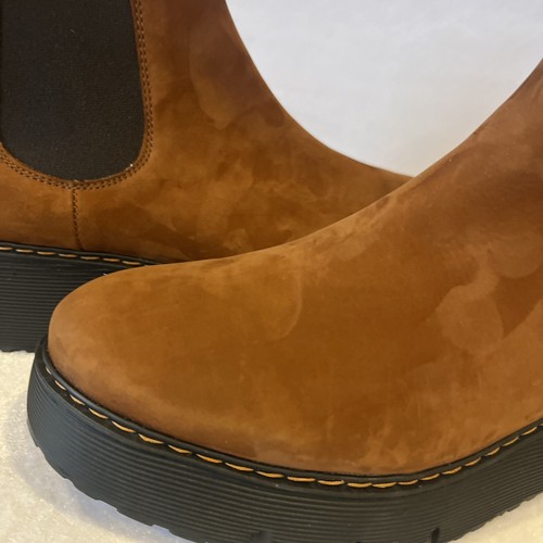 400 $ Paul Green Elysee Plateau-Chelsea-Bootie Keilabsatz hellbraun 8 ohne Karton ohne Etikett - Bild 11 von 23