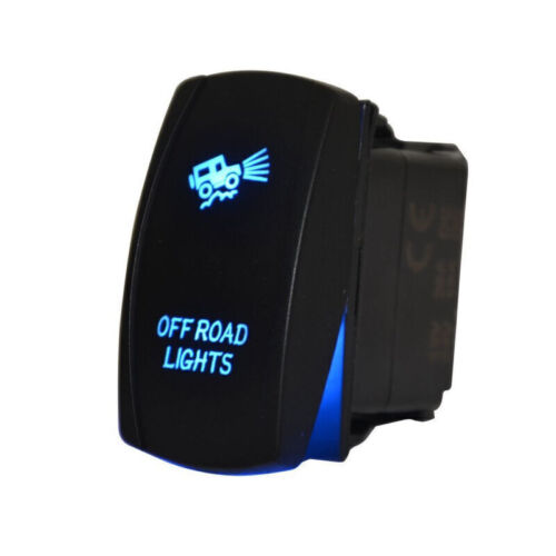Laser Rocker Switch Backlit Car 4x4 Offroad Driving Light Bar 5Pins On-Off 20A - Picture 6 of 6