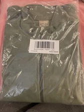 Vintage SCANDIA WOODS Full Zip jacket  Men’s Large L/S  Sage Green Fleece NEW