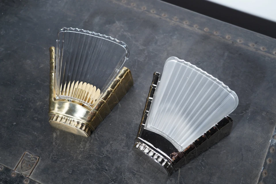 Artico - Vintage Industrial Art-Deco Brass Wall Sconce | Vint-In-Haus - Image 3 of 4