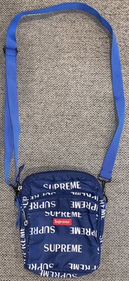 supreme reflective repeat shoulder bag