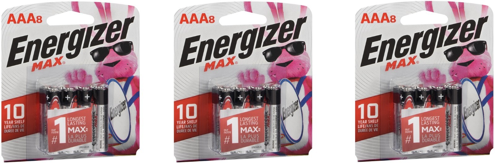 Energizer MAX AAA Batteries 8 ct (3 Pack)-image