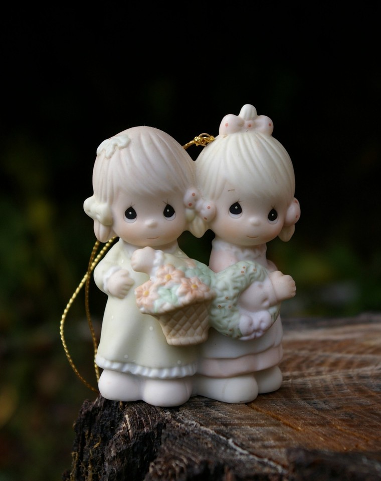 1988 Precious Moments Ornament Enesco Christmas 113956 Ornament Girl ...