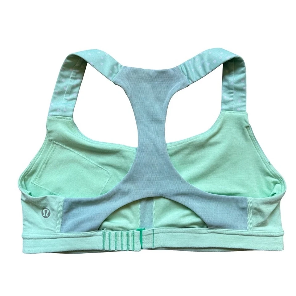 Sujetador deportivo Lululemon Run: Hook Me Up verde menta talla 8 ropa deportiva ocio Foto 2 de 4