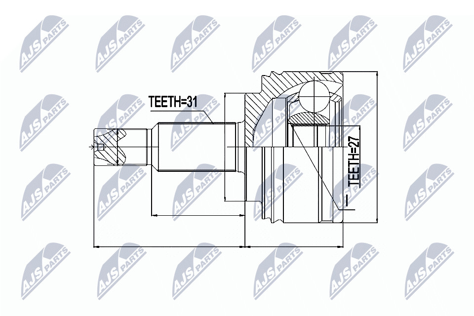 Fits NTY NPZ-RE-041 external joint - Image 9