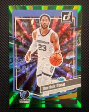 2023-24 Panini Donruss - Derrick Rose #75 Holo Green Laser