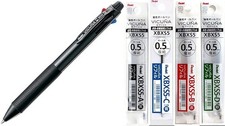 Free Duty Tax Pentel Ballpoint Pen Vicuna Extra Fine Black Red Blue Green
