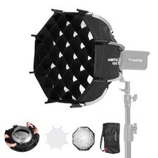 AMBITFUL 11.8"/30cm Mini Softbox Quick Release  Fold Soft Box Bowens Mount w...